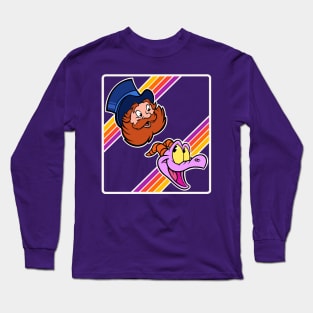 Happy little purple dragon of imagination Long Sleeve T-Shirt